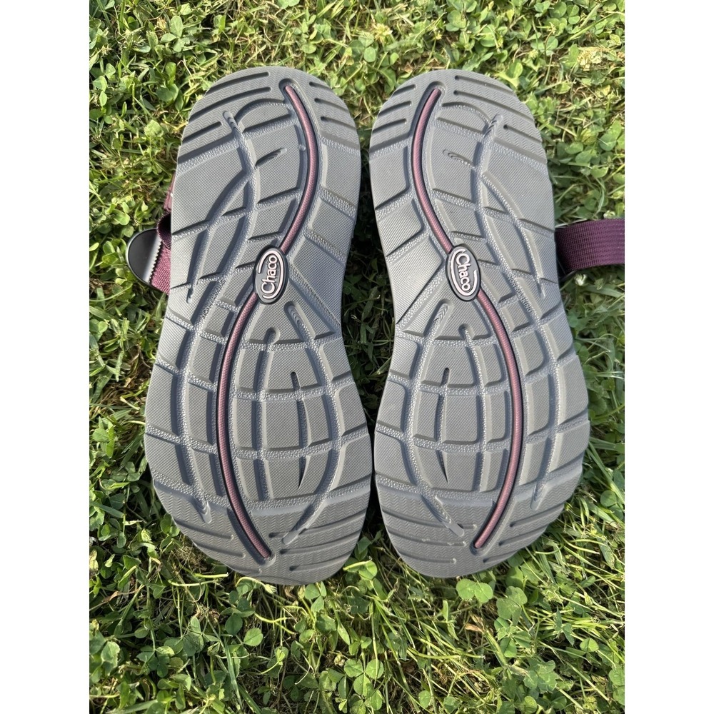 Chaco Cloud Sandals Womens Size 8 Purple Floral Strappy Adjustable Sport Comfort - Picture 7 of 8